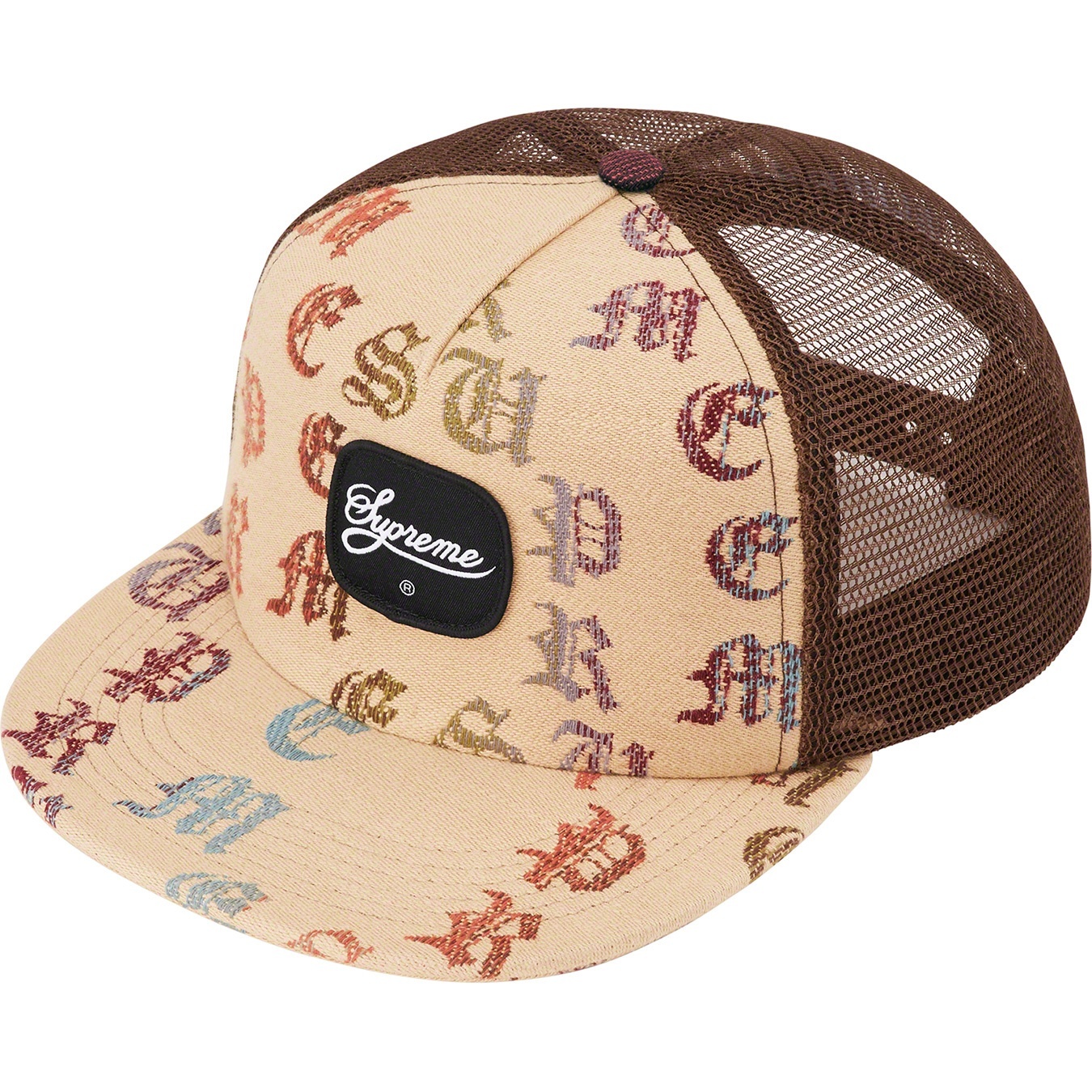 Gradient Jacquard Denim Mesh Back 5-Panel view 6